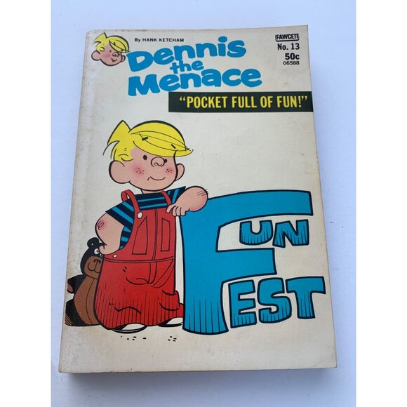 Dennis The Menace "Pocket Full Of Fun!" No. 13 Comic Book By Hank Ketcham - Picture 1 of 14